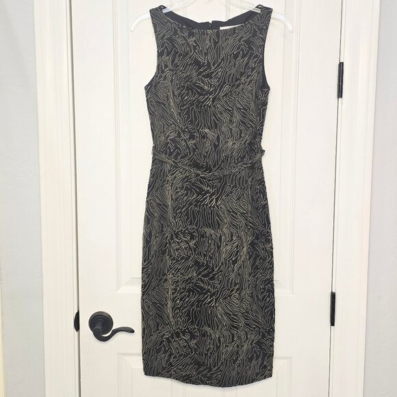 CACHE Luxe Sheath Dress - Size 6 - Picture 2 of 8